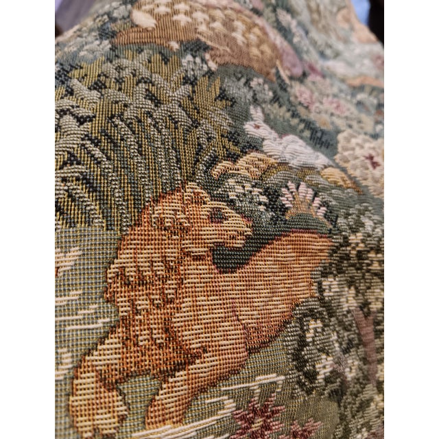 Contemporary 1990s Designer Tapestry Upholstery Fabric Remnants- Set of 3 For Sale - Image 3 of 10