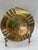 Mid 20th Century Brass Plate With Floral Detail For Sale - Image 4 of 5