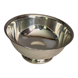 Vintage Silverplate Bowl by Gorham, Serveware, Elegant Design For Sale