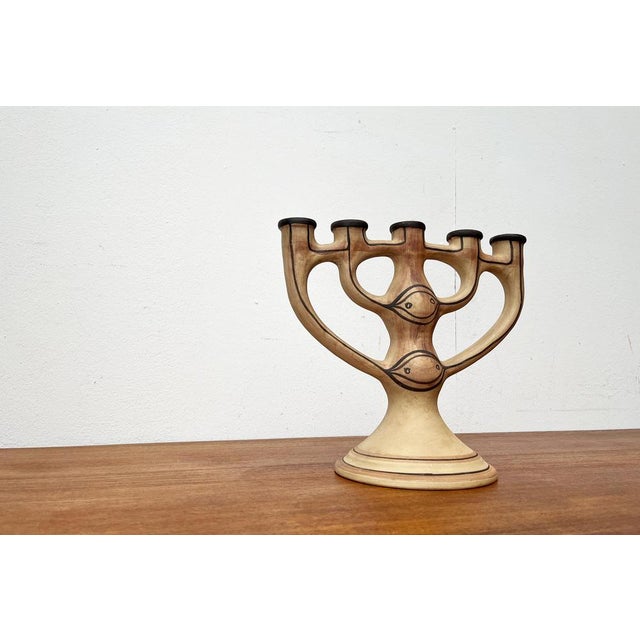 Mid-Century Danish Candleholder by Hanne Design for Asbo Stentoj, 1960s For Sale - Image 11 of 18