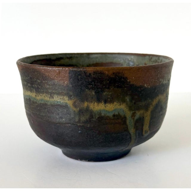 Fine Ceramic Tea Bowl with Brilliant Glaze by Toshiko Takaezu For Sale - Image 10 of 13
