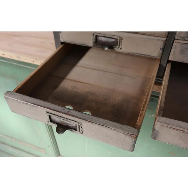 Industrial Chest of Drawers, 1930s For Sale - Image 9 of 13