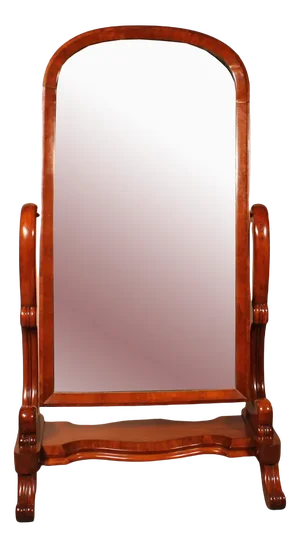 19th Century Mahogany Cheval Mirror