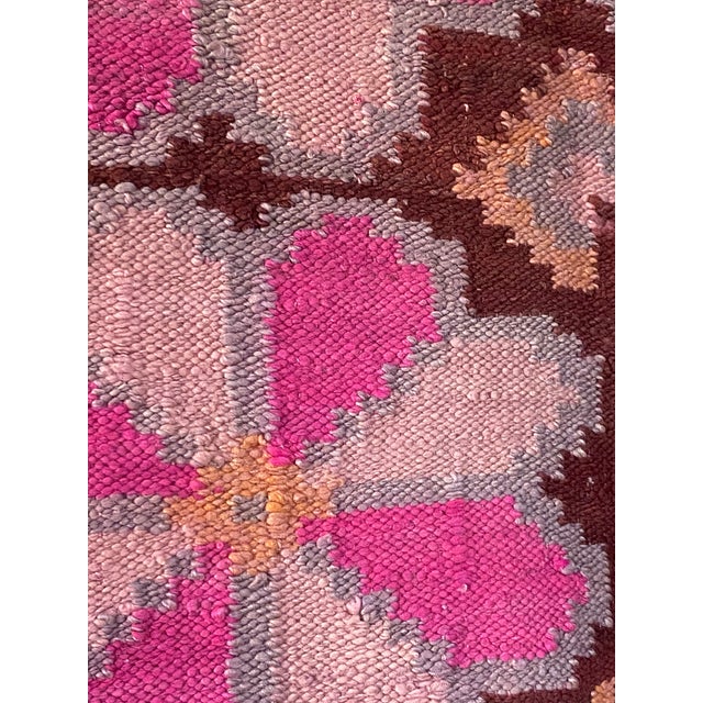 C. 1990 Vintage Peruvian Andean Folk Art Tapestry With Deer Motif (70" X 62") For Sale - Image 10 of 10