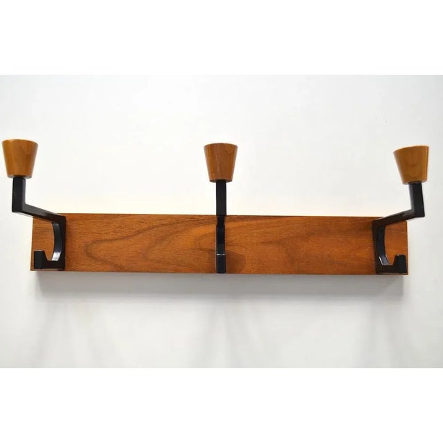 1960s Scandinavian Teak Coat Hooks, 1960s For Sale - Image 5 of 5