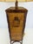 Wood Vintage British Colonial Bamboo & Woven Rattan Table Lamp For Sale - Image 7 of 13