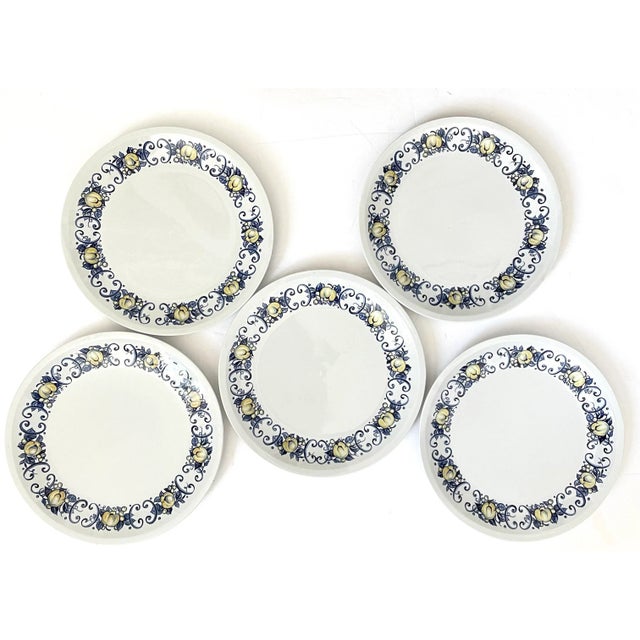 Villeroy & Boch Cadiz luncheon plates, set of five. Made in Luxembourg. Finish off your set or mix-and-match with your own...