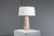 Stone Geometric Pyramid Table Lamp in Travertine-Onyx, 1970s For Sale - Image 7 of 15