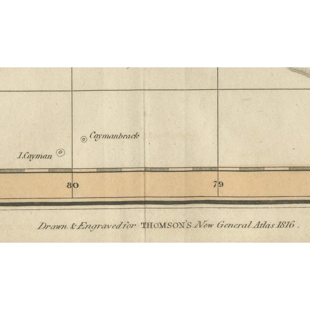 Antique Map of Cuba by John Thomson, 1816 For Sale - Image 11 of 13