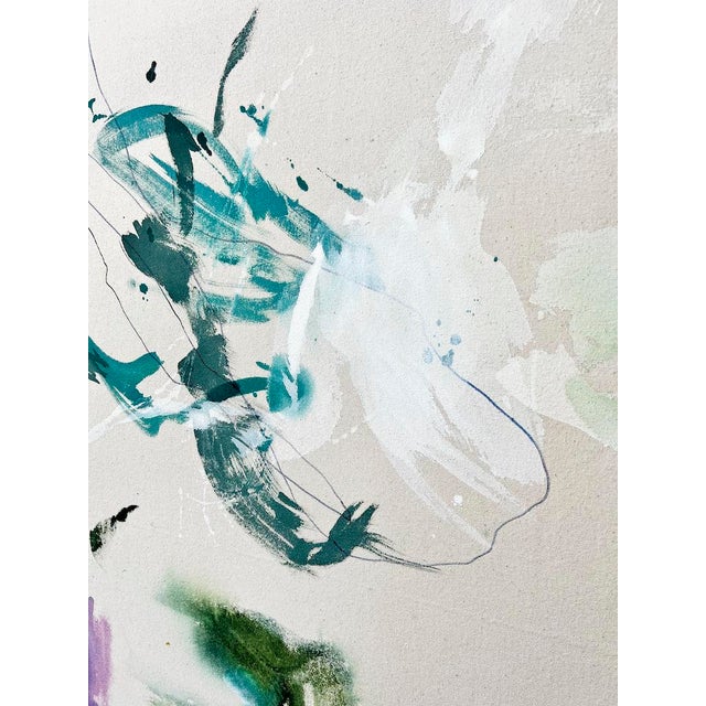 "Interwoven Collection No. 7" Contemporary Original Abstract Painting by Beth Winterburn For Sale - Image 4 of 8