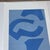2020s Original Unframed Signed Abstract Monotype 1/1 in Blue For Sale - Image 5 of 6