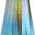 Mayauel Ward Contemporary Iridescent Blue Blown Glass Vase, 2015 For Sale - Image 10 of 12