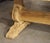 Goldenrod Antique French Bleached Oak Beam Stretcher Dining Table, Late 19th Century For Sale - Image 8 of 18