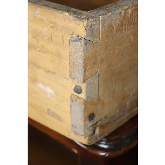 Period Carved Walnut 18th C. French Louis XV 2 Drawer Commode For Sale - Image 15 of 16