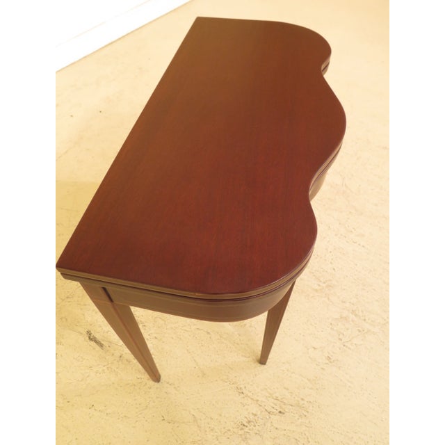 1960s 1960s Federal Biggs Inlaid Mahogany Games Table For Sale - Image 5 of 13