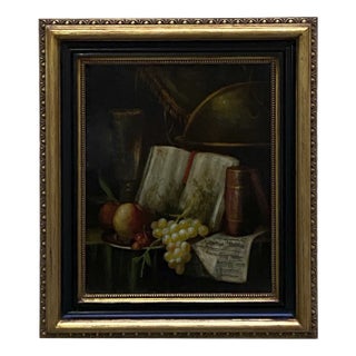 Massimo Reggiani, Italian Still Life, 2006, Oil on Canvas, Framed For Sale