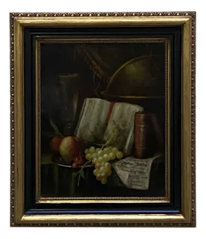 Massimo Reggiani, Italian Still Life, 2006, Oil on Canvas, Framed