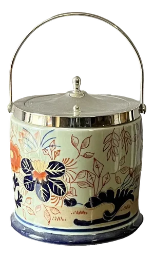 Imari Pattern Biscuit Barrel