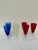 This exquisite set features seven vintage multi-color crystal goblets crafted by the prestigious French manufacturer...