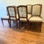 French Set of 6 Vintage Louis Style Dining Chairs For Sale - Image 3 of 14