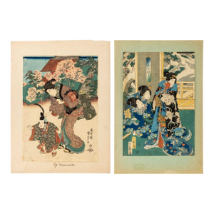 Utagawa Kunisada Bijin-Ga Woodblock Prints, 2