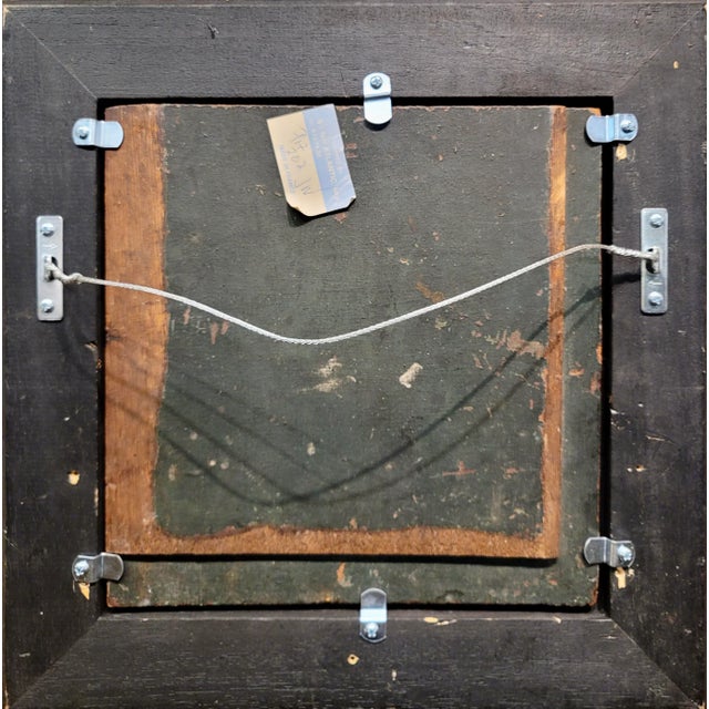 Portrait of a Bull in a Dutch Farm Landscape-18th Century Oil Painting For Sale - Image 9 of 10