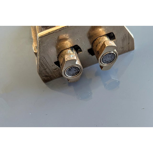 Substantial Antique Keil Rim Chain Lock For Sale In San Diego - Image 6 of 8