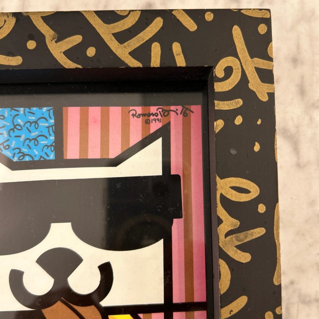 Romero Britto Work of Art Signed and Dated For Sale In Miami - Image 6 of 12