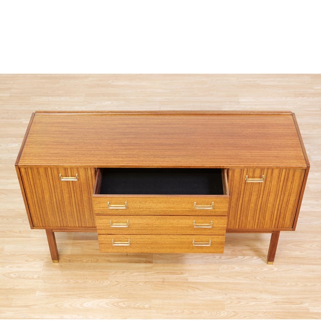 1960s Small Mid Century Tola Credenza by G Plan For Sale In Los Angeles - Image 6 of 12