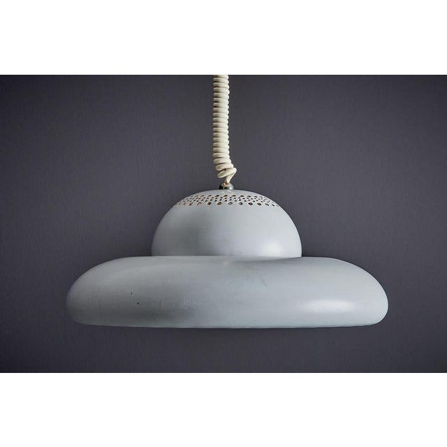 Metal Fior di Loto Pendant in White Aluminum by Tobia Scarpa for Flos, Italy, 1963 For Sale - Image 7 of 11
