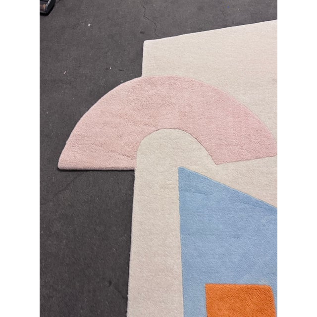 2020s 5ft 1in X 8ft 1in Crate & Barrel Gromm Abstract Area Rug For Sale - Image 5 of 12