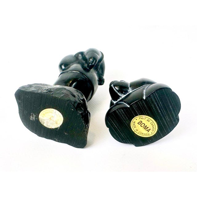 Canadian Inuit Figurine from Boma, 1970s, Set of 2, in Flawless conditions. Designed 1970 to 1979 This piece has an...