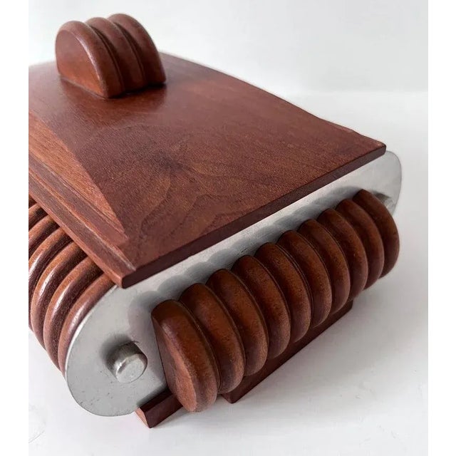 Wooden Hand Crafted French Art Deco Box For Sale - Image 4 of 11