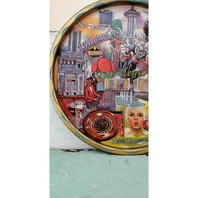 Vintage Iconic Las Vegas Graphics Tray For Sale In Fayetteville, AR - Image 6 of 12