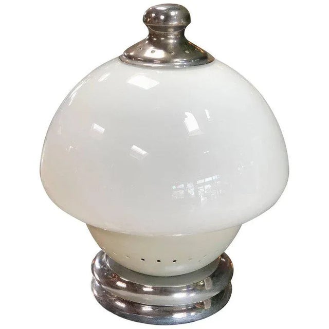 1960s Italian Double White Orb Lamp For Sale In Los Angeles - Image 6 of 6