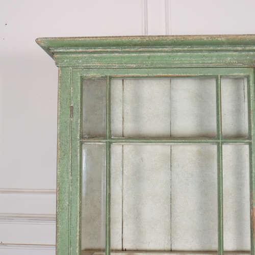 Green English West Country Glazed Kitchen Dresser For Sale - Image 8 of 12