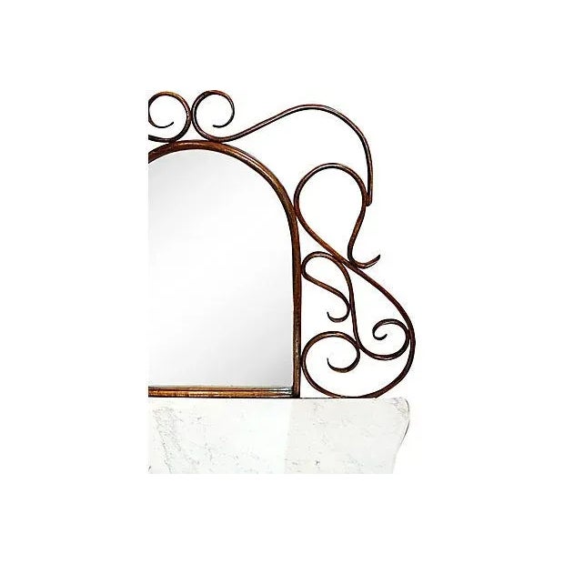 Bentwood Mirror & Console For Sale In West Palm - Image 6 of 6