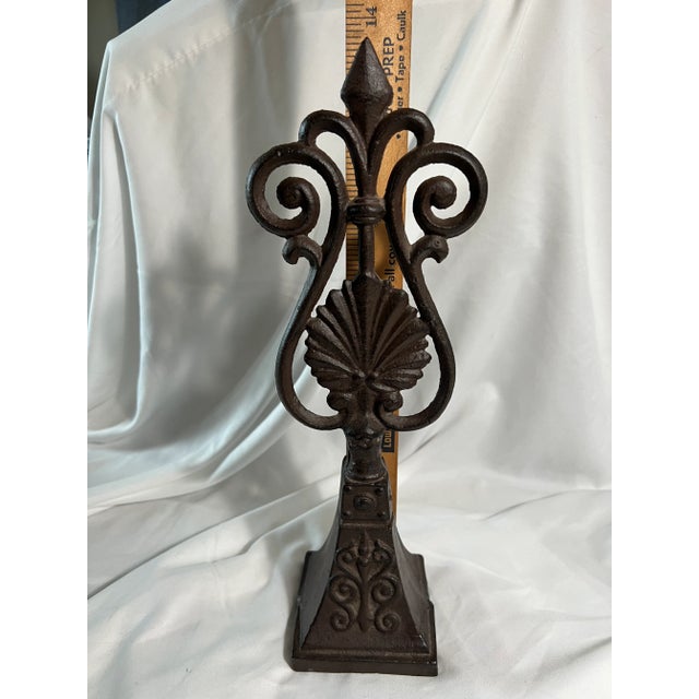 Metal Antique Fence Finial Topper For Sale - Image 7 of 7