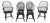 Set of 6 Sack Back Windsor Dining Room Chairs For Sale
