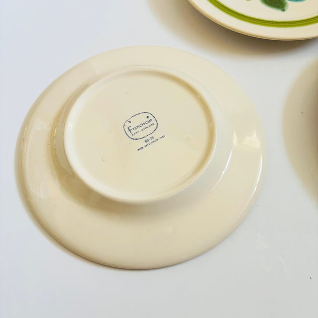 Franciscan Earthenware Floral Salad Plates - Set of 5 For Sale - Image 9 of 10