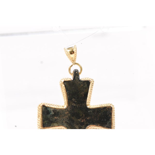 A Delicate Byzantine Cross Pendant For Sale - Image 13 of 14