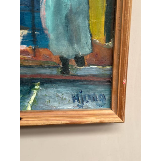 Hendrik De Jong, Familjen (The Family), 1980, Oil on Canvas, Framed For Sale - Image 12 of 18