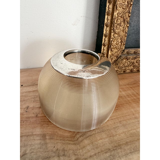 1899 Sterling Silver and Glass Match Striker For Sale In New York - Image 6 of 6