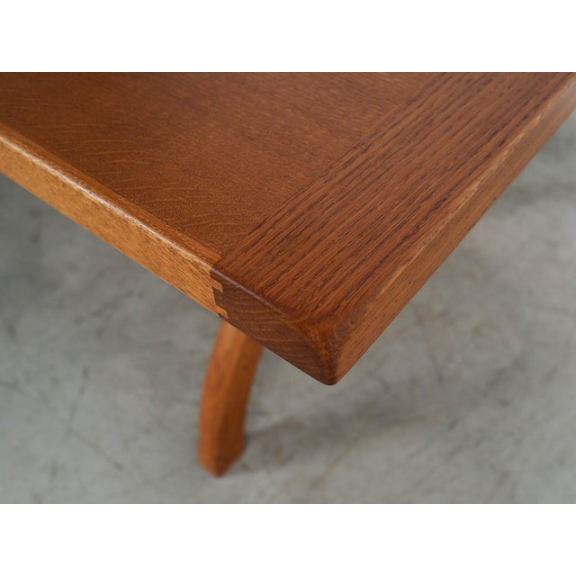 Orange Danish Oak Table from Henning Kjaernulf, 1960s For Sale - Image 8 of 17