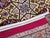 Vintage Persian Qum Runner Rug, Hand-Knotted Wool, Allover Geometric Pattern, 3x13, Tan & Red For Sale - Image 12 of 14