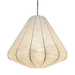 Mid-Century Modern Cocoon Pendant Lamp by Friedel Wauer for Goldkant Leuchten, Germany, 1960s For Sale