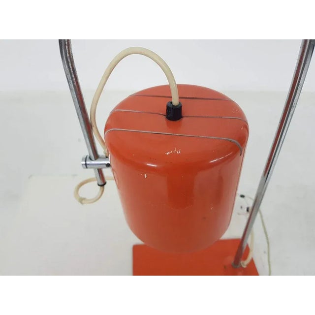 Mid-Century Modern Mid-Century Dutch Orange Desk Light, 1960s For Sale - Image 3 of 12
