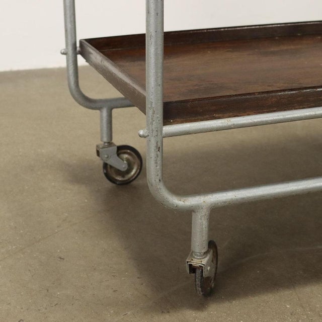 Wood Vintage Service Trolley, 1950s-1960s For Sale - Image 7 of 9