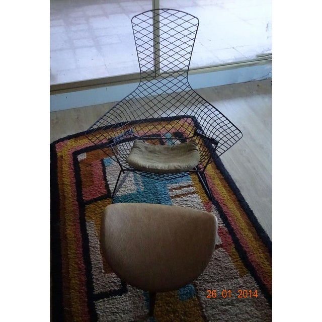 Ottoman deisgned by H.W. Klein for Bramin in the 1950s.This ottoman packs a solid design punch with its hyperbolic...