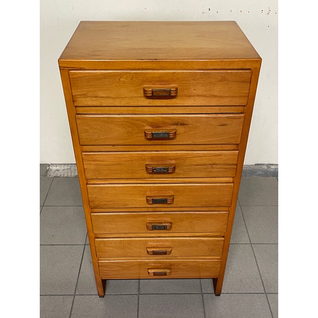 Tall Chest of Drawers, Italy, 1950s For Sale - Image 16 of 18